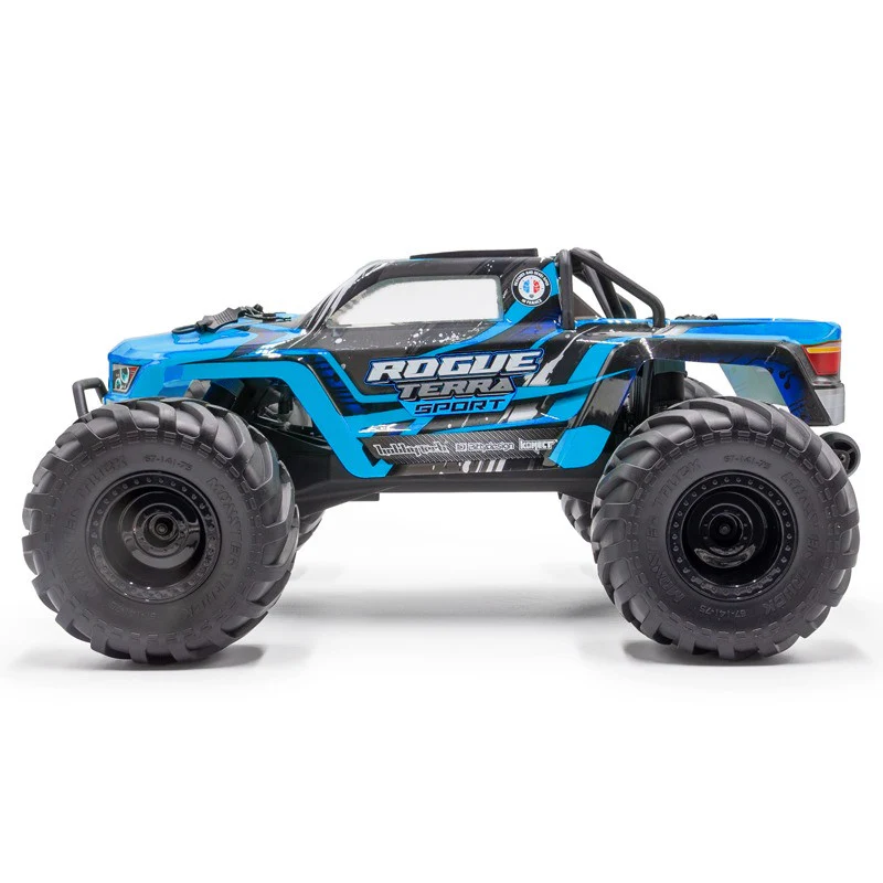 Combo Hobbytech Rogue Terra Sport bleu Monster Brushless 4x4 RTR 1/10 - Image 6
