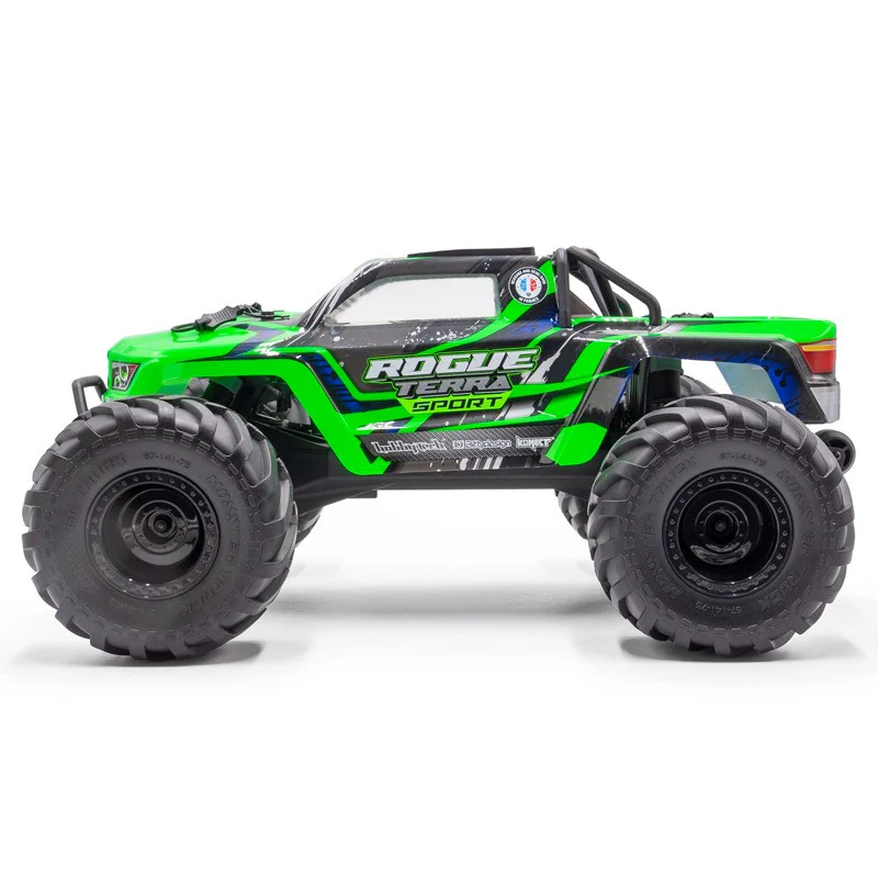 Combo Hobbytech Rogue Terra Sport vert Monster Brushless 4x4 RTR 1/10 - Image 5