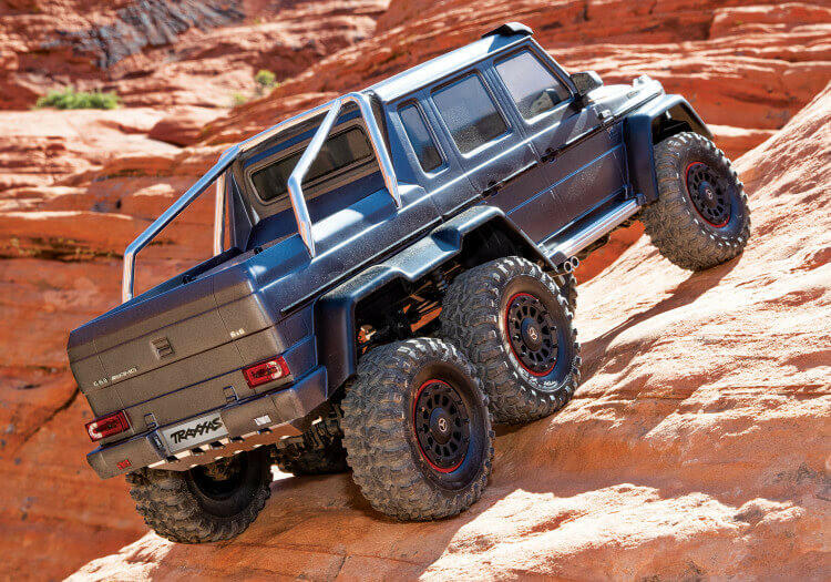 Traxxas TRX6 Clipless Mercedes Benz classe G63 AMG 6x6 RTR 88296-4 gris - Image 8